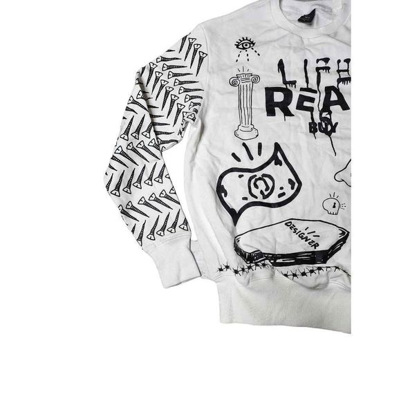 Real Buy DNA troubled Andrew Gucci ghost crew neck sweatshirt - Picture 2 of 5